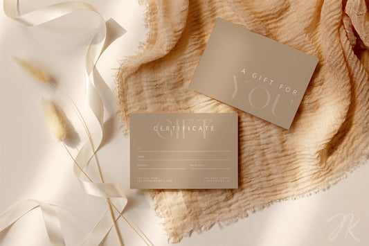 Boho Gift Certificate Printable Template Bundle | DIY Gift Voucher | Editable Gift Card | Spa Salon Certificate Canva Pro | INSTANT DOWNLOAD