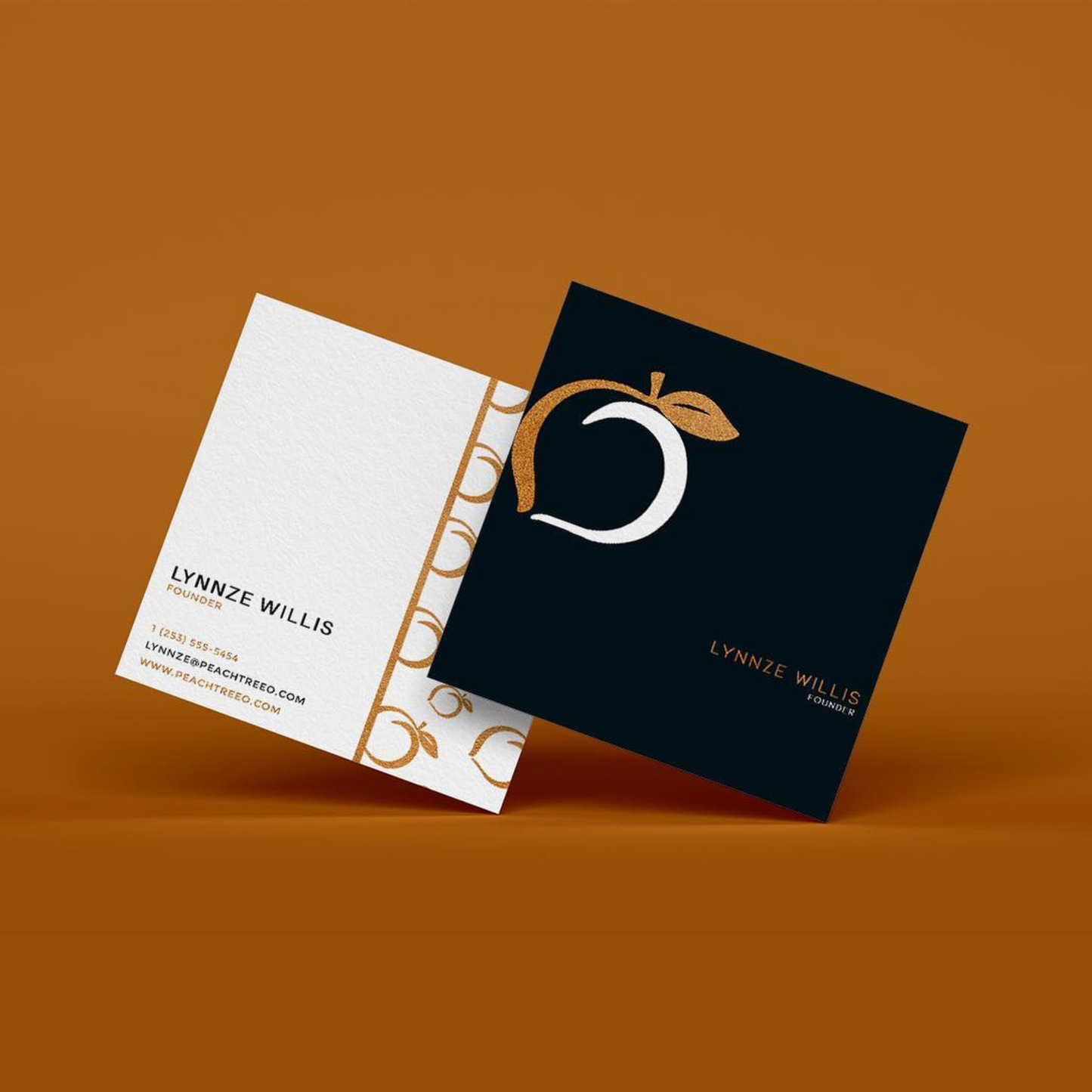 Custom Business Card Design | Luxe Branding for Small Business | Editable Canva Pro Design | Digital Business Card File | Print Ready Card