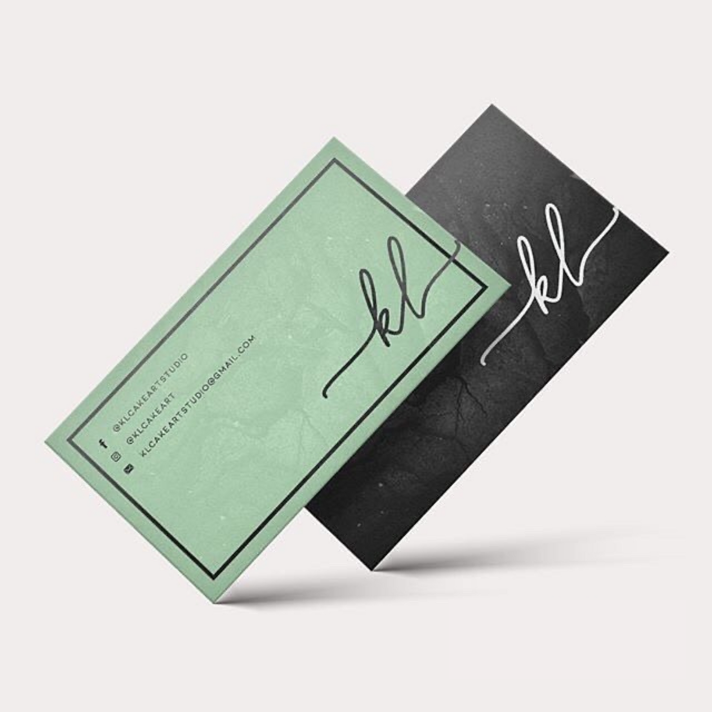 Custom Business Card Design | Luxe Branding for Small Business | Editable Canva Pro Design | Digital Business Card File | Print Ready Card
