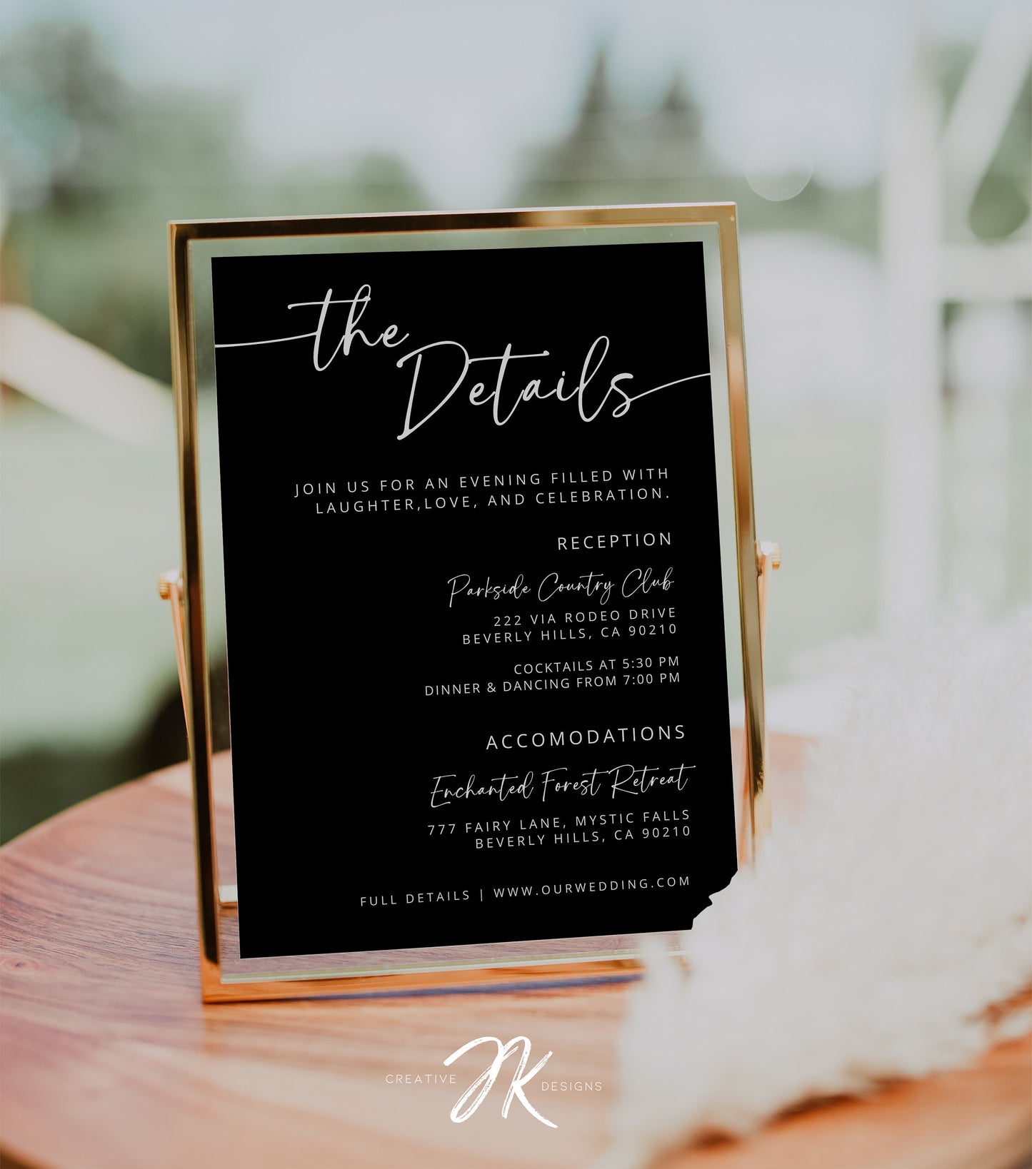 Minimalist Wedding MEGA Bundle | Black & White Signs | Modern RSVP and Place Cards | Ceremony Programs and Menus | Editable Canva Pro Invite