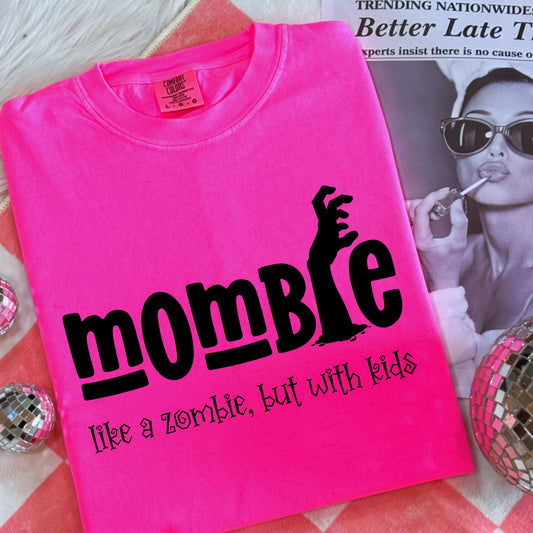 Mombie Halloween SVG PNG | Funny Zombie Mom Cut File | Halloween Mama Sublimation | Spooky Retro Mom Shirt Design | Instant Download