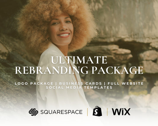 Custom Logo and Website Branding Package | Luxury Business Branding | Realtor | Luxury Logo | Business Logo Kit | Full Rebranding Package