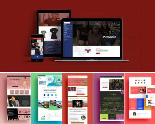 Custom Full Website Design Package | Squarespace, Wix, or Shopify | Up to 5 Pages | Strategic Web Design for Small Business