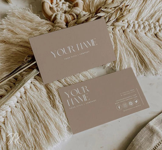 Custom Logo and Business Card Design Package | Branding Kit for Small Business | Realtor | Luxury Logo + Print-Ready Card Design