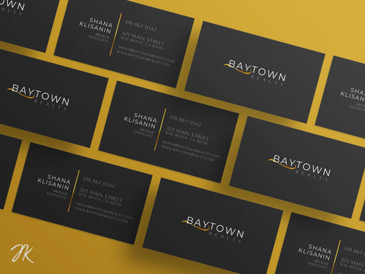 Custom Logo and Business Card Design Package | Branding Kit for Small Business | Realtor | Luxury Logo + Print-Ready Card Design