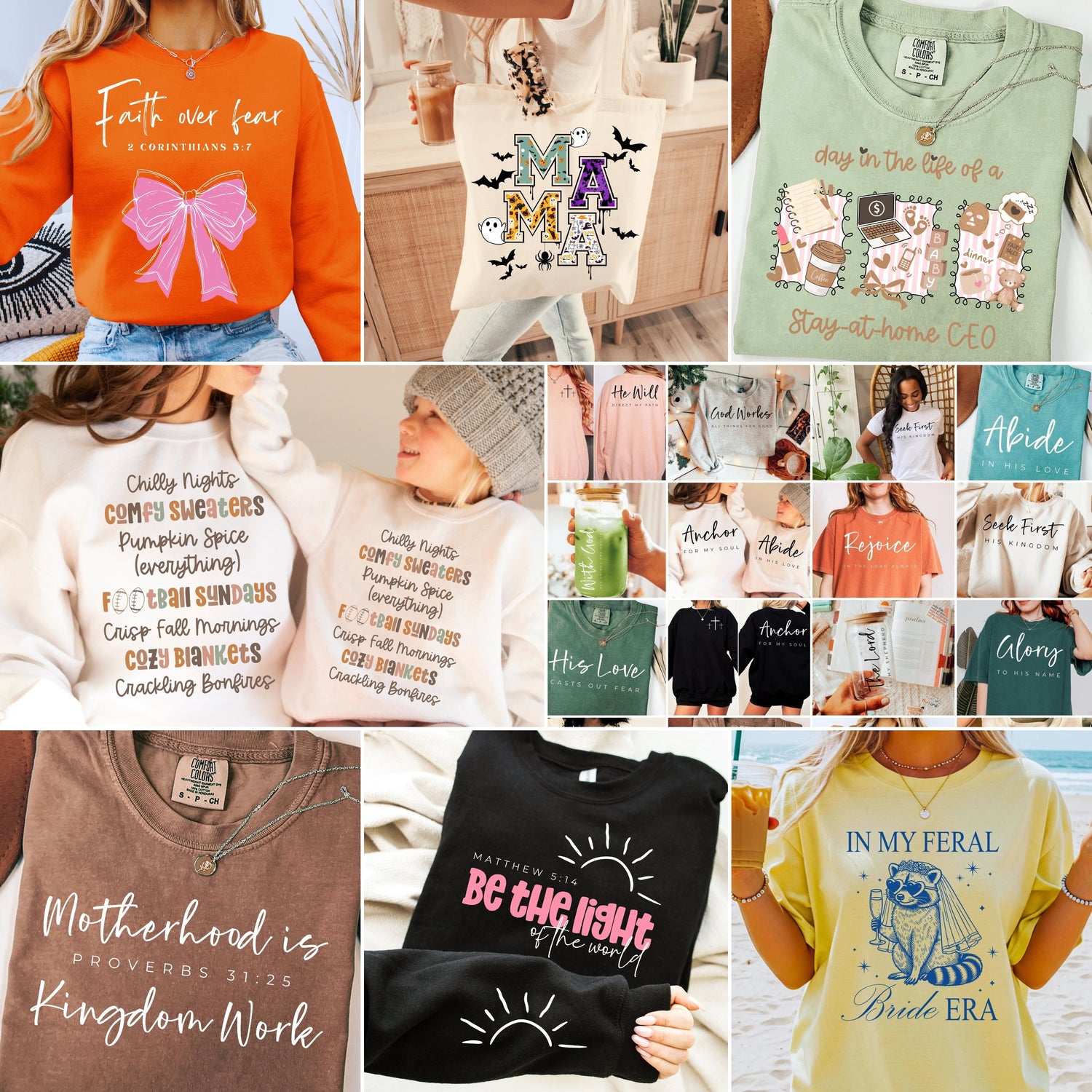 PNG Sublimation Designs – Boho, Seasonal & Trendy