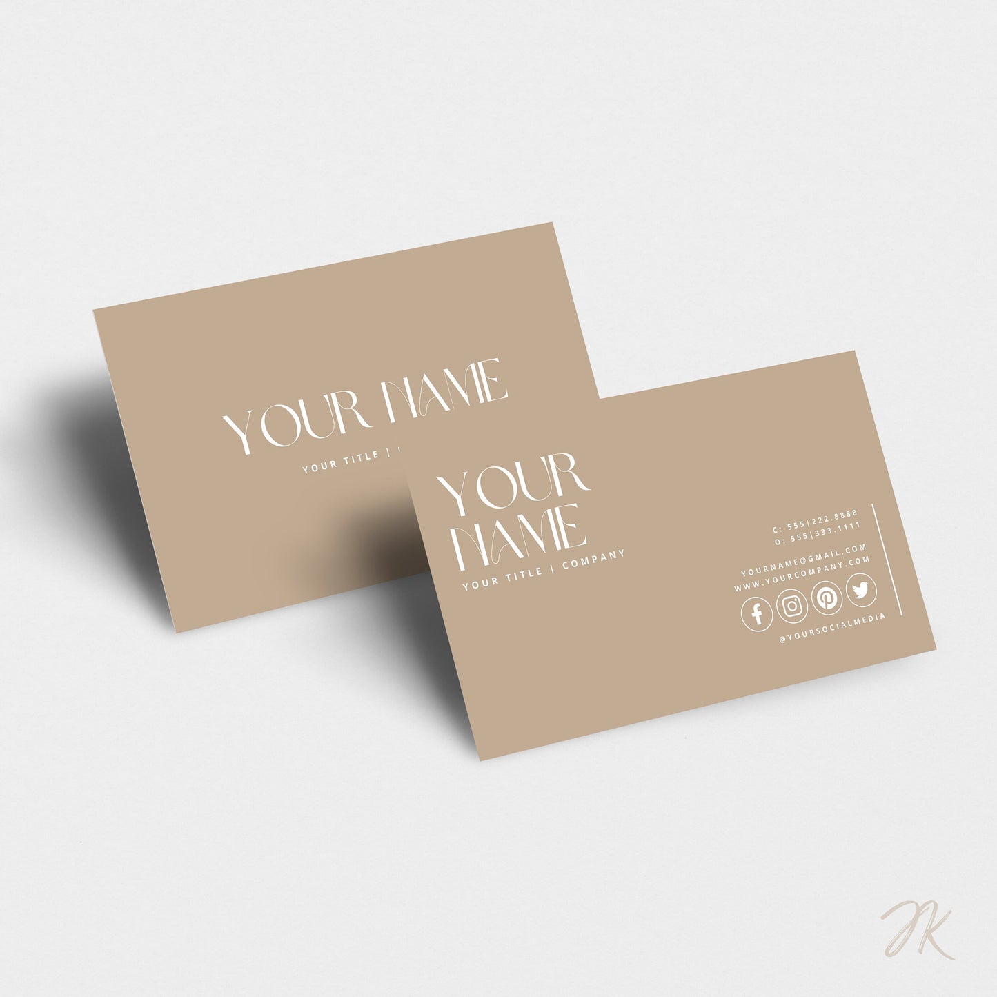 Boho Business Bundle | All-in-One Small Business | Boho Canva PRO Templates, DIY Cards, Price List, and Gift Certificates | Boho Beige White