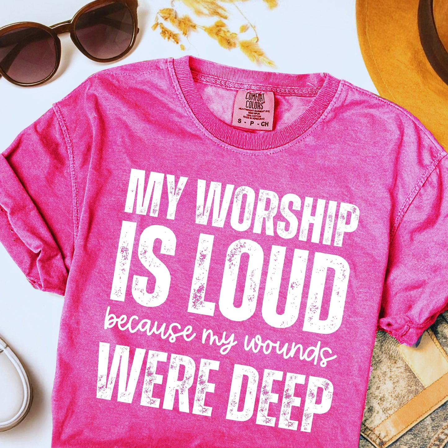 My Worship is Loud PNG Bundle | Distressed Boho Christian Worship Design | Faith Sublimation Download