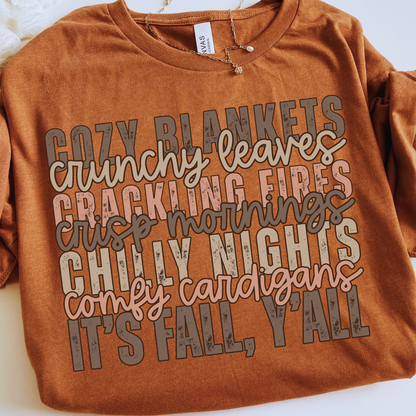 Boho Fall Distressed Cozy Fall Word List PNG Bundle | Autumn Sublimation | Cozy Season Digital Download