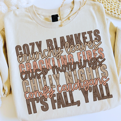 Boho Fall Distressed Cozy Fall Word List PNG Bundle | Autumn Sublimation | Cozy Season Digital Download