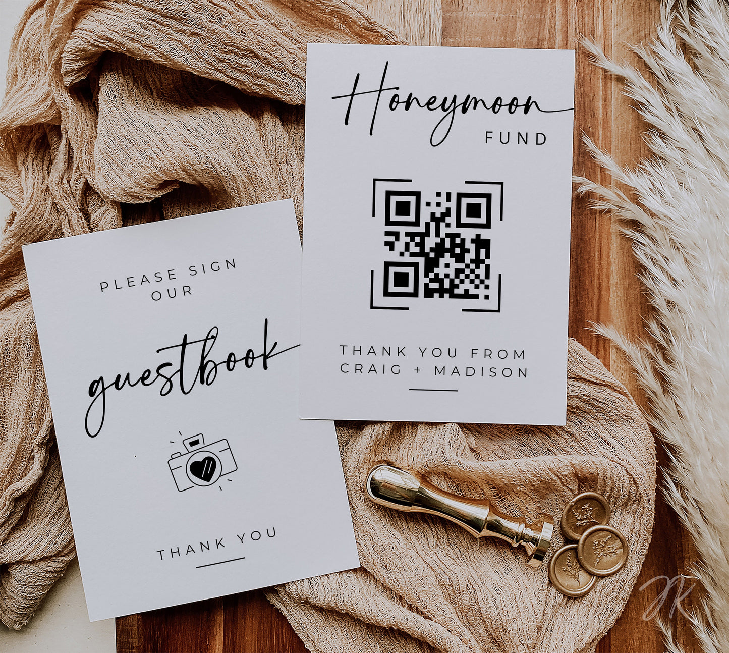 Minimalist Wedding MEGA Bundle | Black & White Signs | Modern RSVP and Place Cards | Ceremony Programs and Menus | Editable Canva Pro Invite