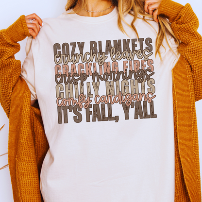 Boho Fall Distressed Cozy Fall Word List PNG Bundle | Autumn Sublimation | Cozy Season Digital Download