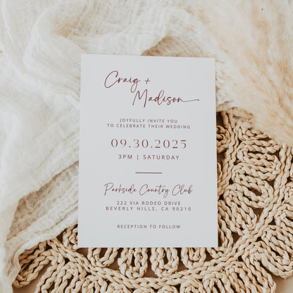 Baby Blue Orchid Wedding Invites | Oscar De La Inspired | Light Blue Bridal Signage DIY | Luxury Wedding | Canva Invitations | Elegant Cards