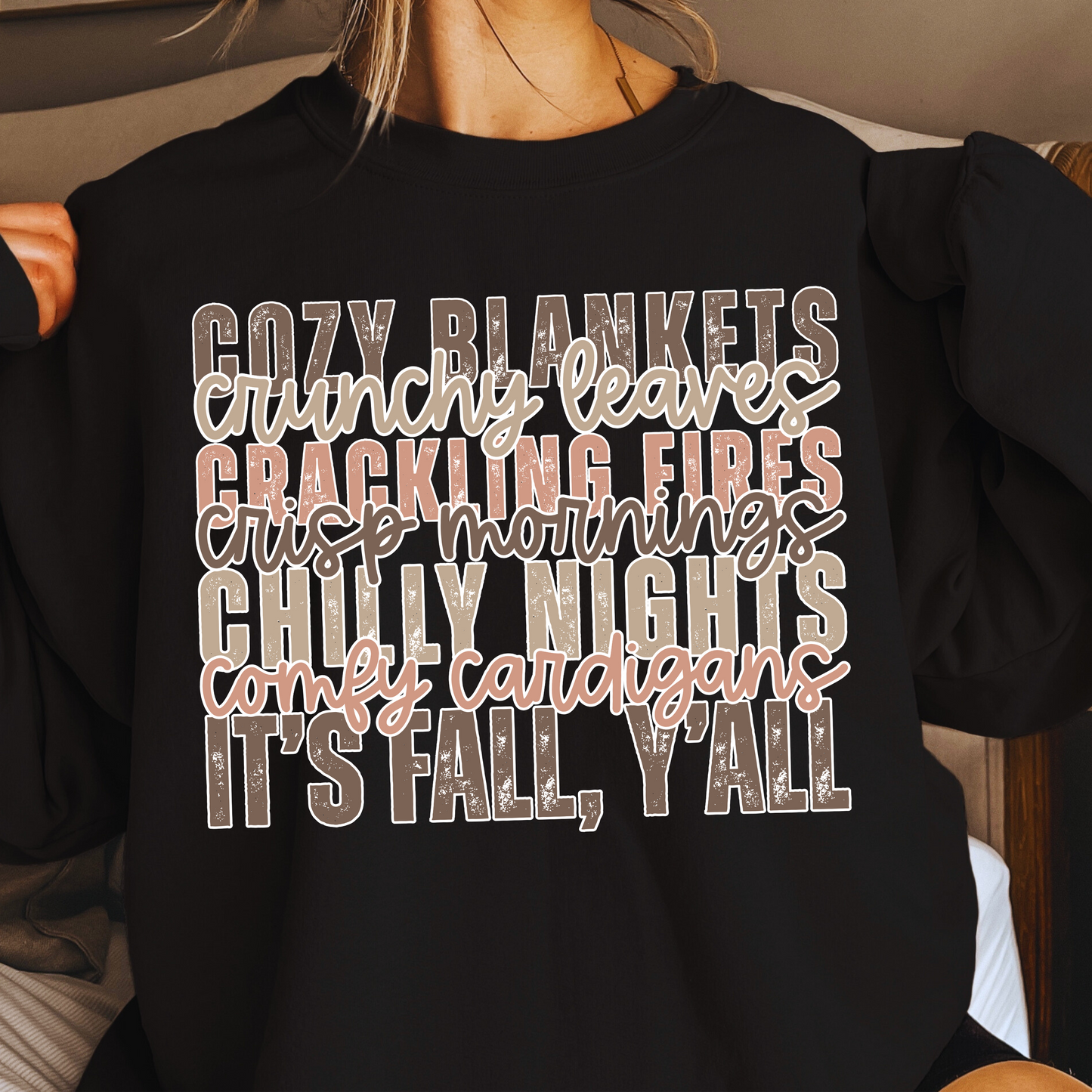 Boho Fall Distressed Cozy Fall Word List PNG Bundle | Autumn Sublimation | Cozy Season Digital Download