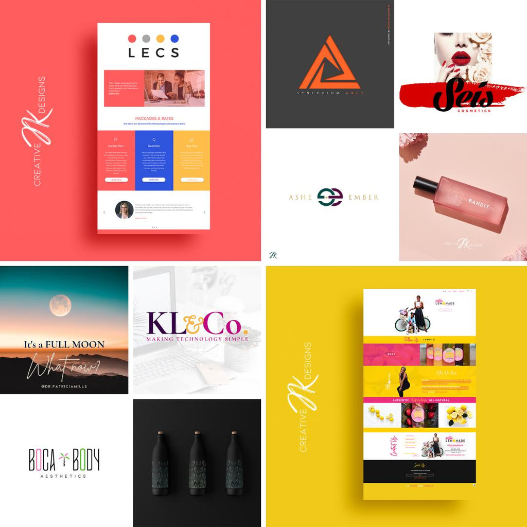 CUSTOM Logo, Business Cards, Social Media and Full Website Branding/Rebranding Package | Entrepreneurs, Realtors, Salon Owners, and More