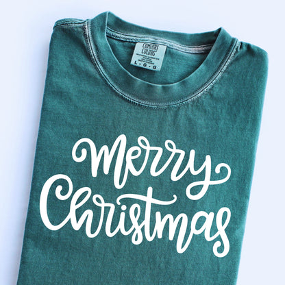 Retro Merry Christmas Script PNG Bundle | Vintage Christmas Lettering PNG | Holiday Sublimation | Retro Xmas Shirt Design Digital Download