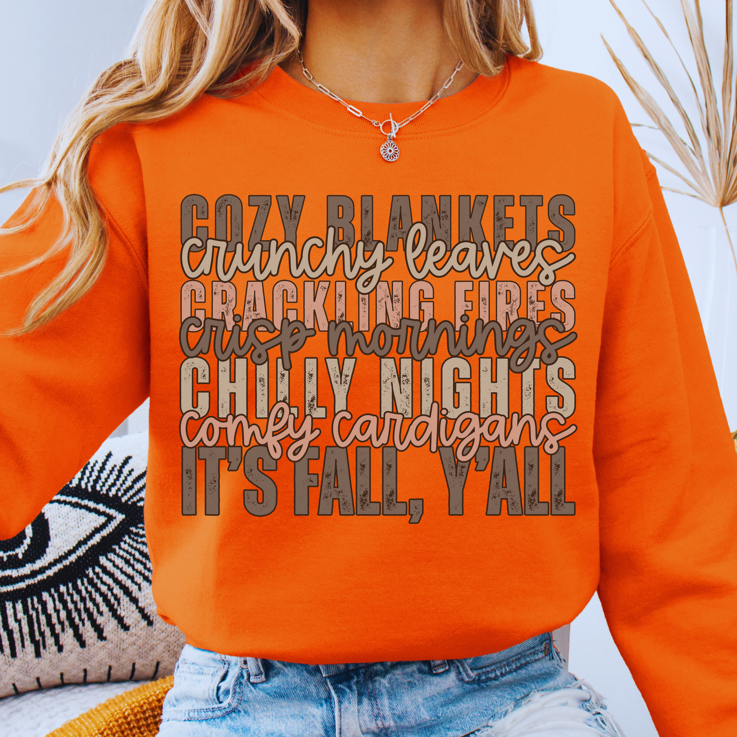 Boho Fall Distressed Cozy Fall Word List PNG Bundle | Autumn Sublimation | Cozy Season Digital Download