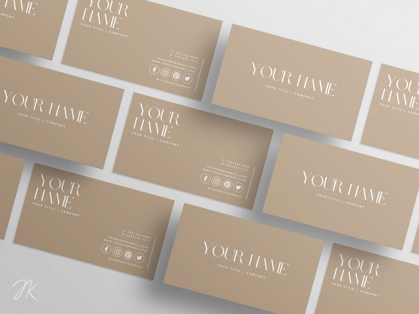Boho Business Bundle | All-in-One Small Business | Boho Canva PRO Templates, DIY Cards, Price List, and Gift Certificates | Boho Beige White