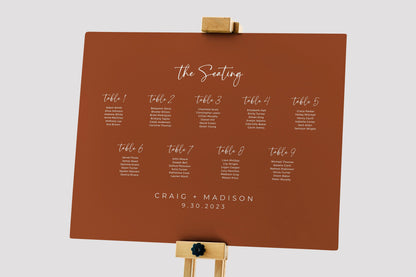 DESERT BOHO Wedding Mega Bundle | Terracotta Signage | Modern RSVP and Place Cards | Ceremony Programs and Menu | Editable Canva Invite Card