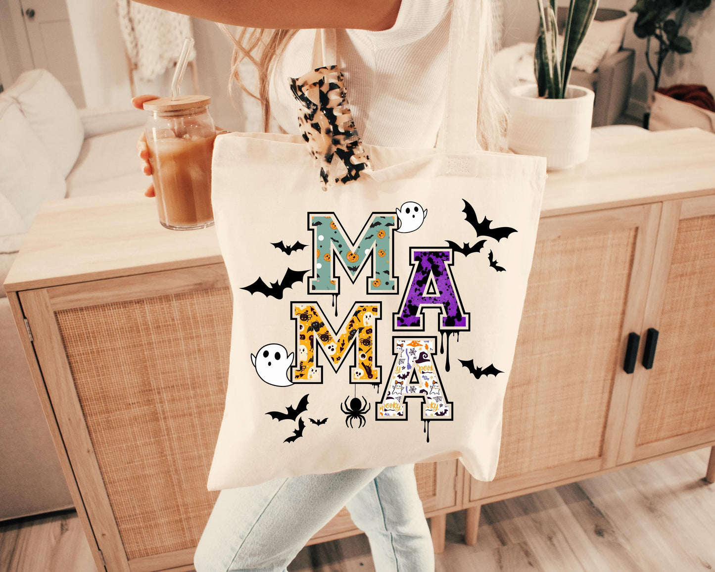 Halloween Mama PNG | Varsity Letter Sublimation | Gothic Shirt Sublimation | Cricut Cut File | Halloween Gift for Her | DIGITAL DOWNLOAD