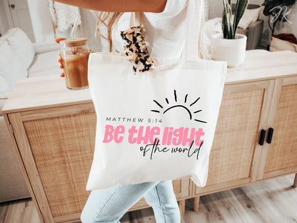Be the Light PNG | Christian PNG | Bible Verse Quote | Shirt PNG Sublimation | Cricut Cut File | Religious Gift | Gift for Mom | Jesus Shirt
