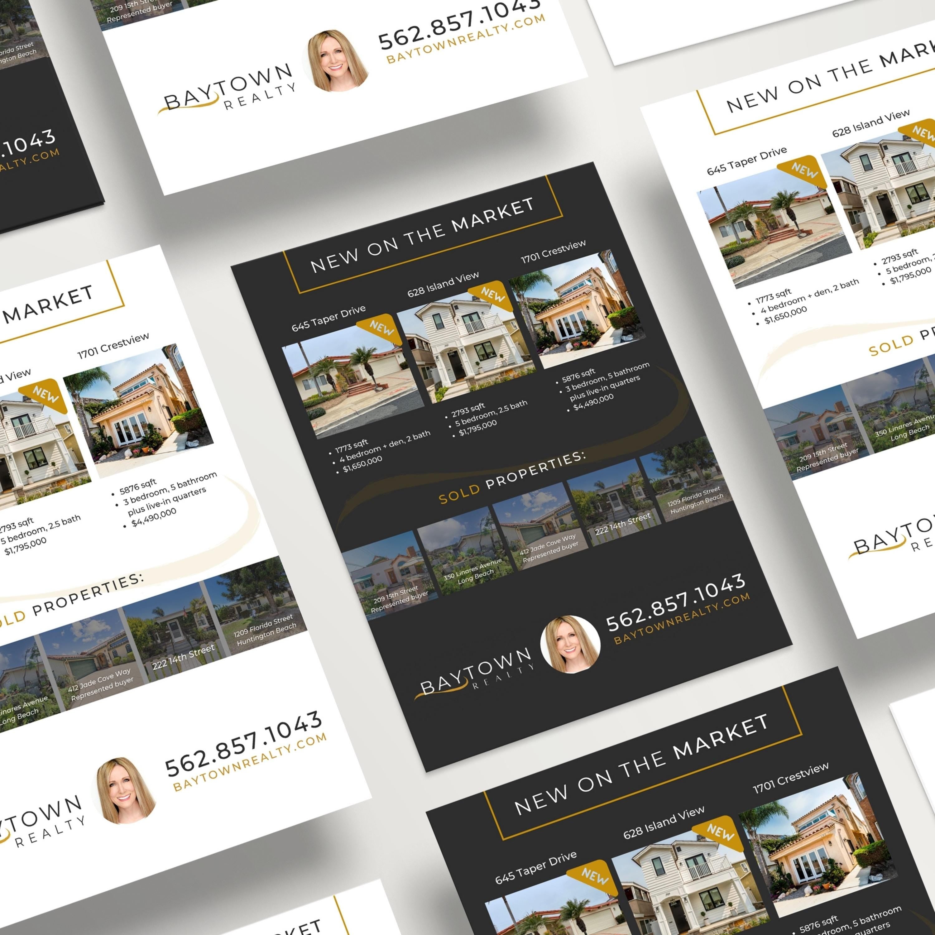 Custom Luxury Real Estate Brochure | 4-Page Modern Realtor Marketing (Canva Template)