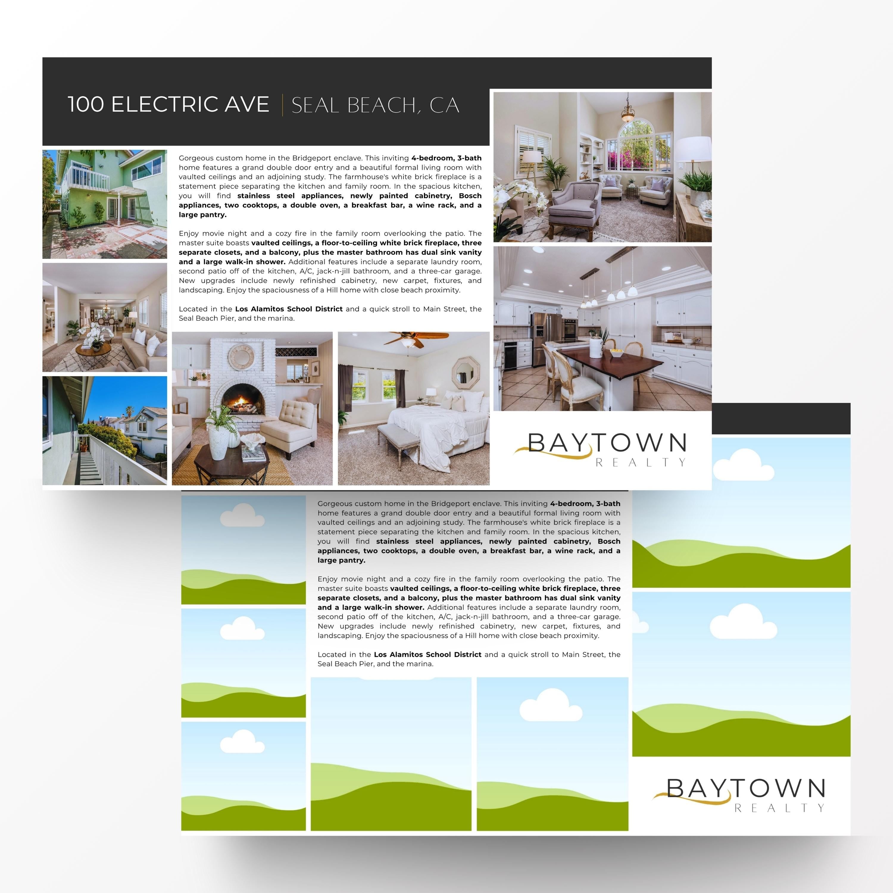 Custom Luxury Real Estate Brochure | 4-Page Modern Realtor Marketing (Canva Template)