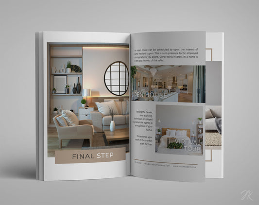 PLR/MRR Real Estate Seller Guide | Realtor Home Selling | Master Resell Rights MRR | Home Sale Guide | Real Estate Marketing Template CANVA Pro