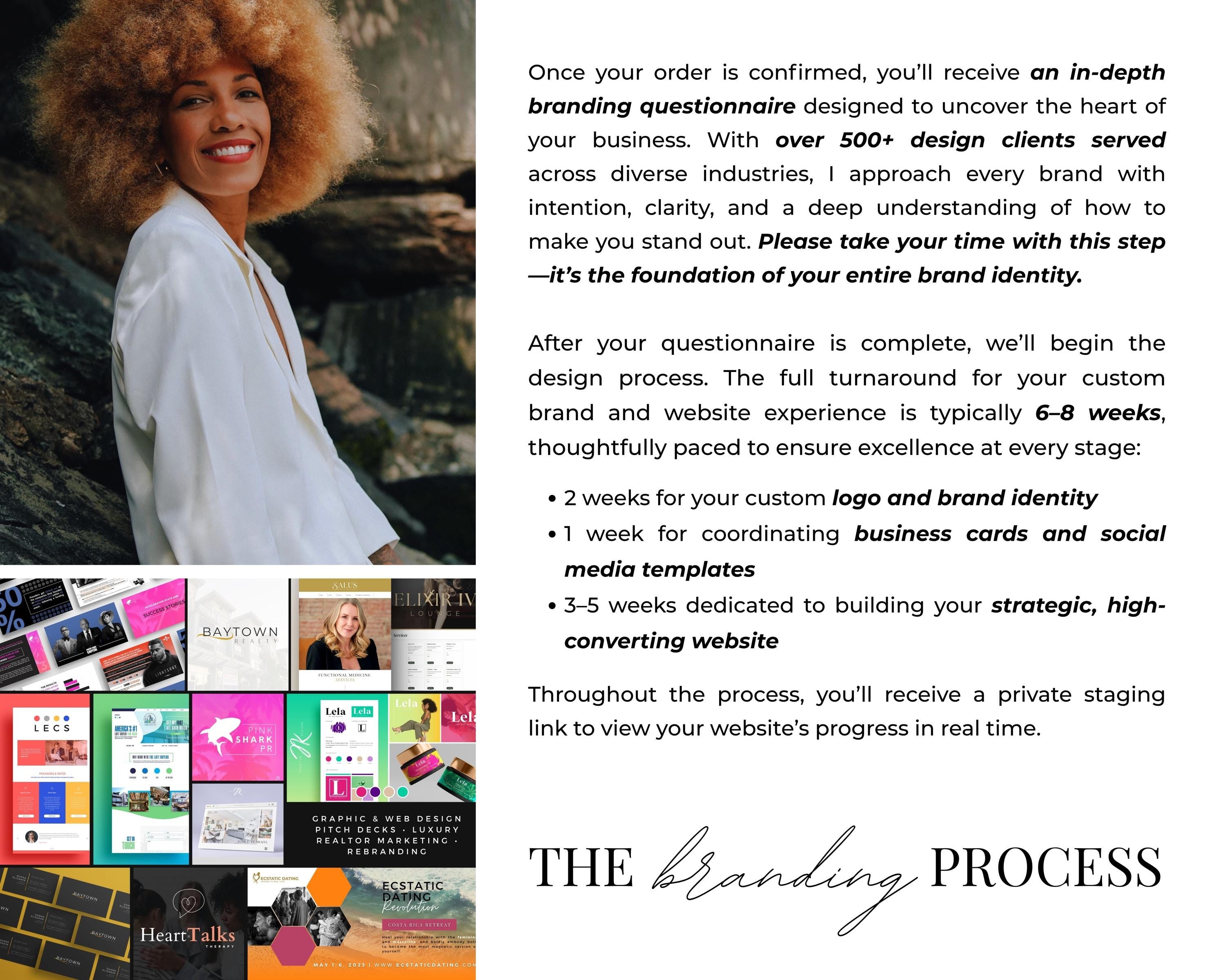 CUSTOM Logo, Business Cards, Social Media and Full Website Branding/Rebranding Package | Entrepreneurs, Realtors, Salon Owners, and More