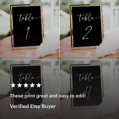 Minimalist Wedding MEGA Bundle | Black & White Signs | Modern RSVP and Place Cards | Ceremony Programs and Menus | Editable Canva Pro Invite