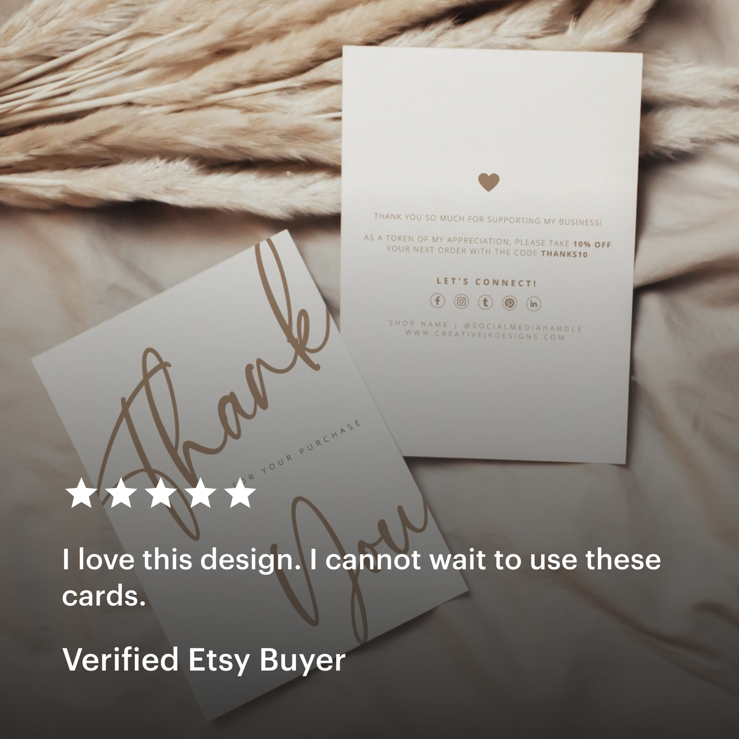 Boho Business Vol.2 Bundle | All-in-One Small Business Boho Canva Templates, DIY Cards, Price List, Logos and Gift Certificates | Boho Beige