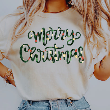 Retro Merry Christmas Script PNG Bundle | Vintage Christmas Lettering PNG | Holiday Sublimation | Retro Xmas Shirt Design Digital Download