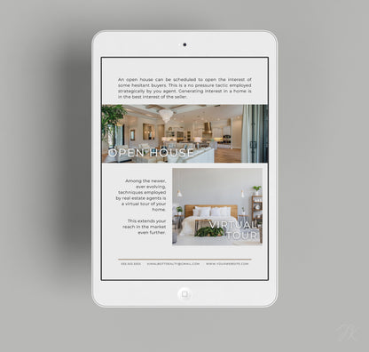 PLR/MRR Real Estate Seller Guide | Realtor Home Selling | Master Resell Rights MRR | Home Sale Guide | Real Estate Marketing Template CANVA Pro