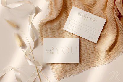 Boho Gift Certificate Printable Template Bundle | DIY Gift Voucher | Editable Gift Card | Spa Salon Certificate Canva Pro | INSTANT DOWNLOAD