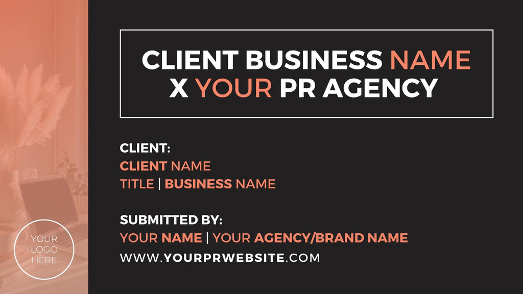 PR Agency 360 Canva Pitch Deck Bundle | DIY Slide Deck Template PR Proposal | Contract | Case Studies | Services | Strategy Deck | 50-Slides