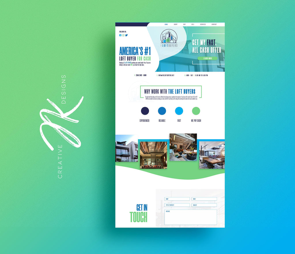 Custom Wix Website Design: 1-Page Starter Site for Small Business