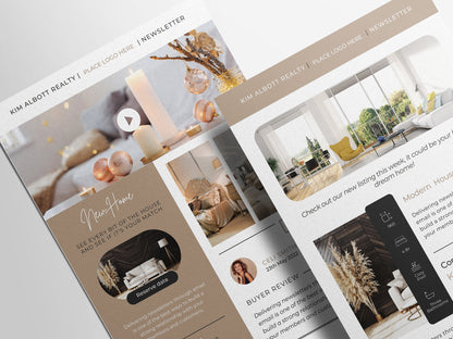 PLR/MRR Luxury Modern Real Estate Marketing Templates PLR Bundle for Realtors