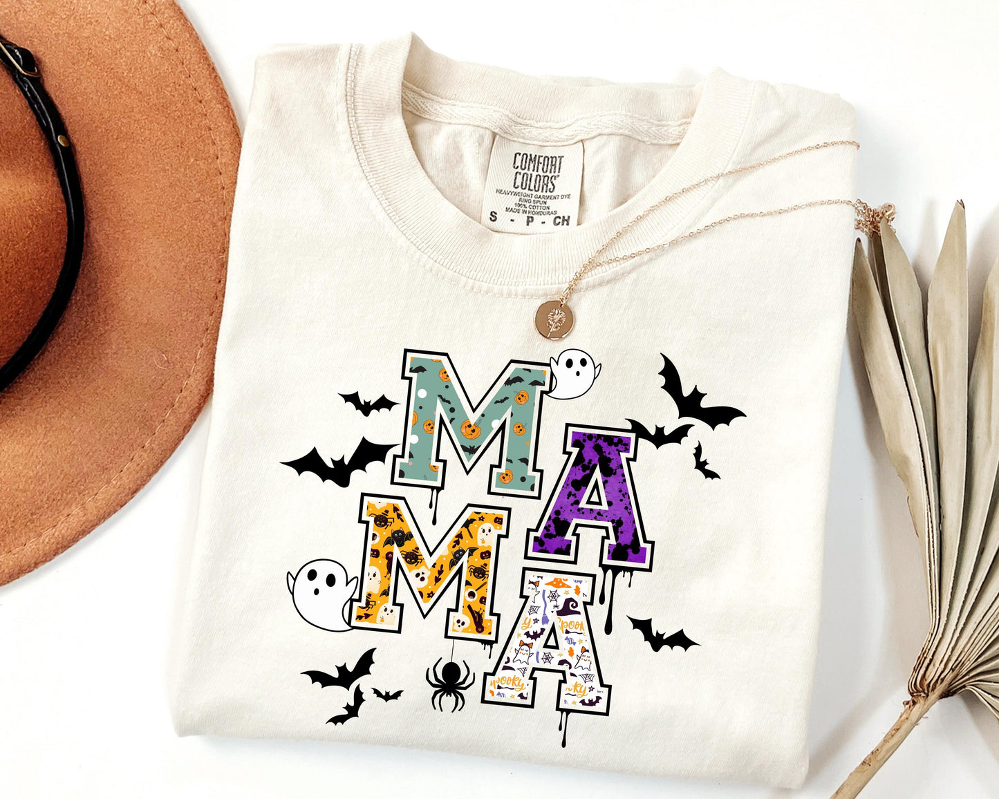 Halloween Mama PNG | Varsity Letter Sublimation | Gothic Shirt Sublimation | Cricut Cut File | Halloween Gift for Her | DIGITAL DOWNLOAD