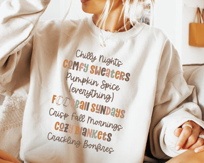 Retro Fall Chilly Nights PNG | Football Pumpkin | Boho Autumn Shirt Sublimation | Fall Sayings | Fall Sweatshirt Sublimation | Cricut File