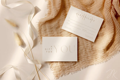 Boho Business Bundle | All-in-One Small Business | Boho Canva PRO Templates, DIY Cards, Price List, and Gift Certificates | Boho Beige White