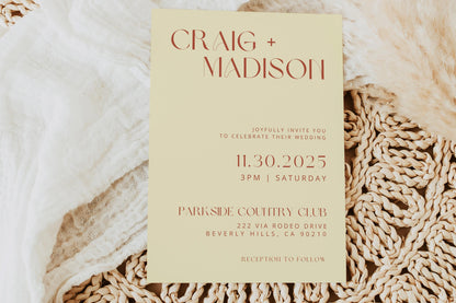 SUMMER Boho Wedding Decor Sign Mega Bundle | 4-in-1 DIY Wedding Cards | Editable Canva | Signature Drinks Invites | CUSTOMIZATION Available