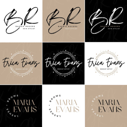 Boho Business Vol.2 Bundle | All-in-One Small Business Boho Canva Templates, DIY Cards, Price List, Logos and Gift Certificates | Boho Beige